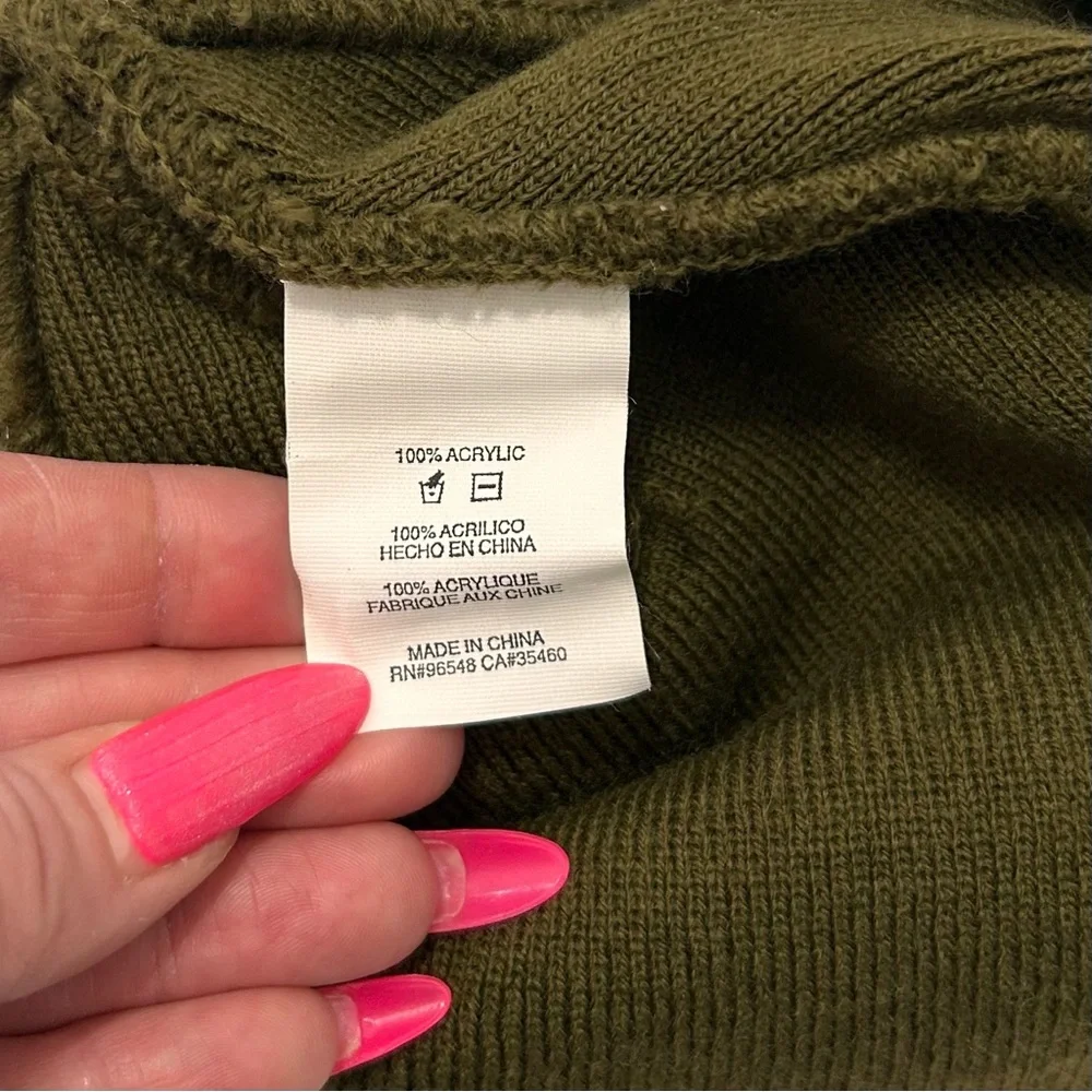 Vintage 90s Y2K Oakley Beanie Software Center Logo Streetwear Skate Skull Green - Picture 7 of 8